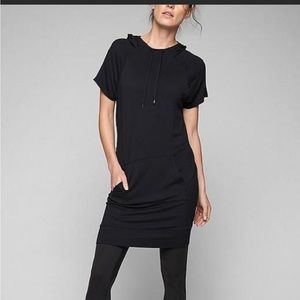 Womens Athleta Coaster Hoodie Shirt Dress